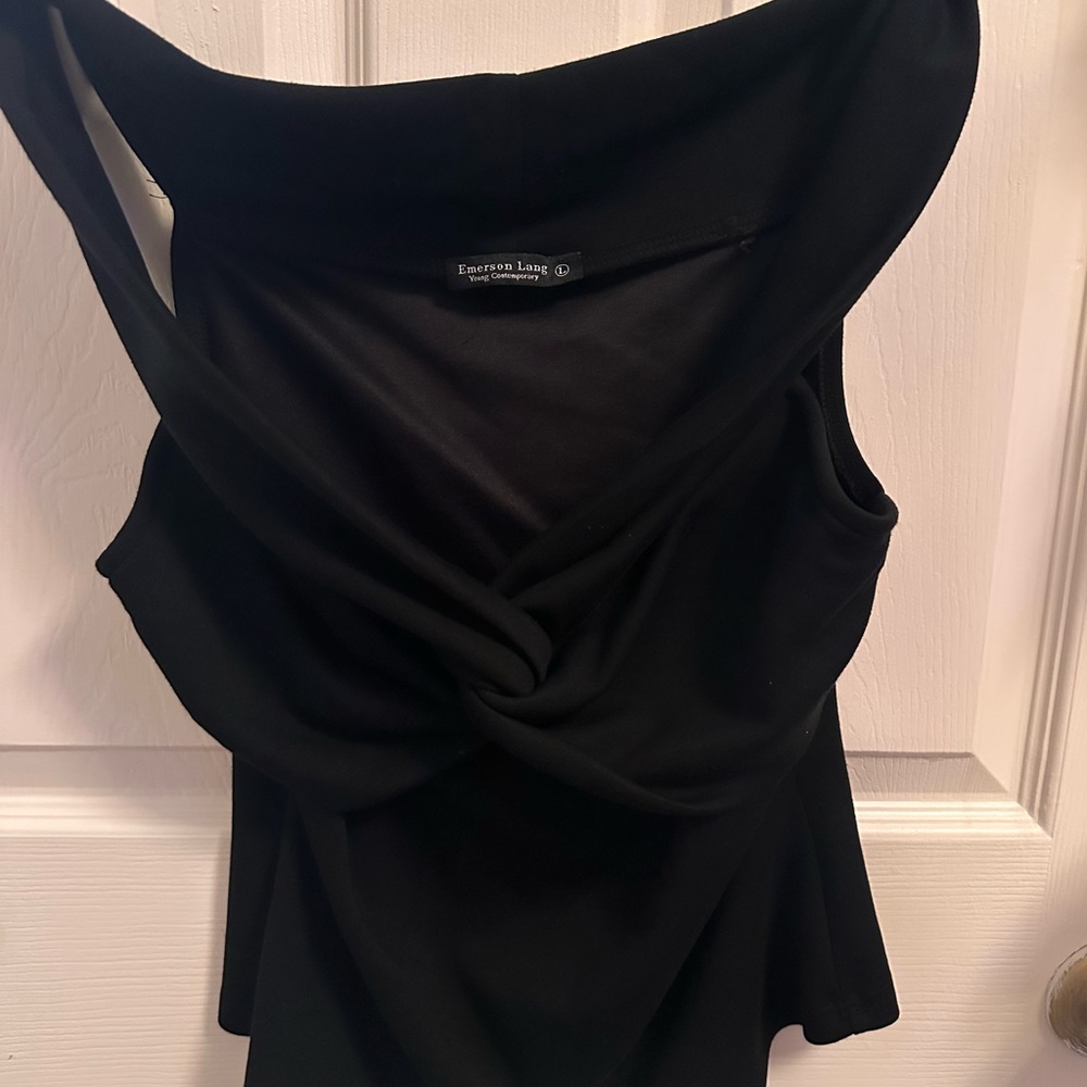 Black Sleeveless Top by Emerson Lang